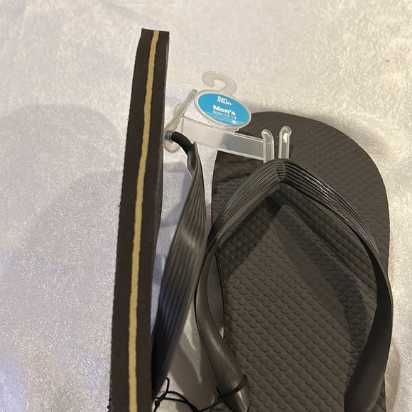 Dark Brown Flip Flops - Picture 3 of 3